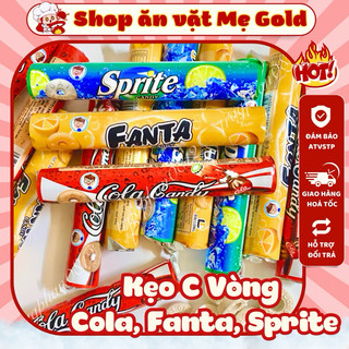 Kẹo C vòng Fanta, Cola, Sprite candy, kẹo huýt sáo