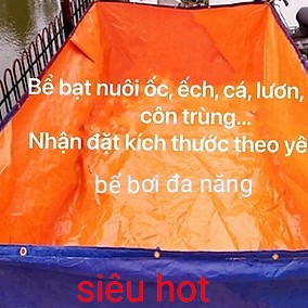 bể bạt nuôi cá bể bạt đa năng câu cá siêu to khổng lồ