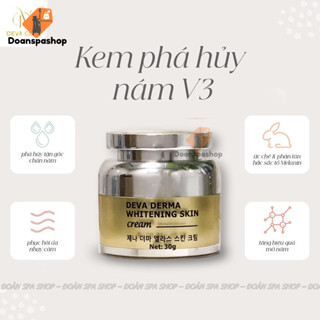 Bộ Kem Phá Hủy Nám D&V3 Deva Cell