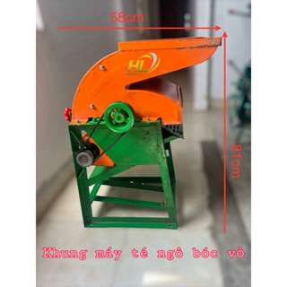 Video Khung Máy tẽ Ngô bóc vỏ ngô tách hạt ngô và bóc vỏ ngô công suất cao