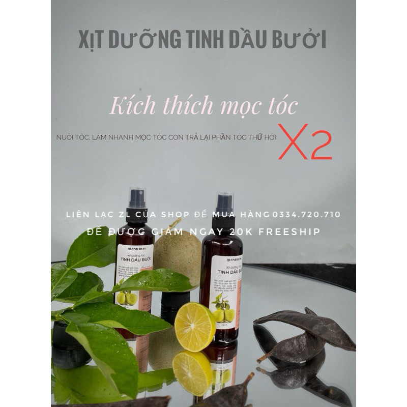 XỊT BƯỞI KÍCH MỌC TÓC 100ML
