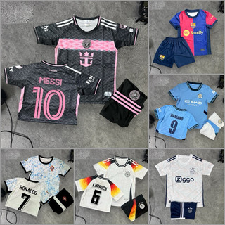 Quần Áo Bóng Đá Trẻ Em, Áo Đá Banh Trẻ Em CLB Miami in sẵn tên số Messi