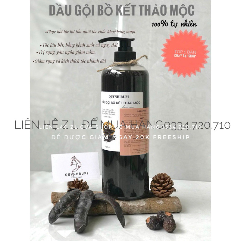 DẦU GỘI BỒ KẾT THẢO MỘC 1000ML