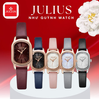 Đồng Hồ Nữ JA-1112 Julius Hàn Quốc Dây Da (5 màu).
