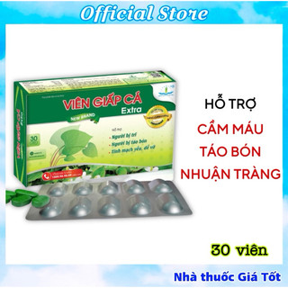 [Hộp 30 viên] VIÊN GIẤP CÁ - Viên uống hỗ trợ điều trị trĩ và táo bón