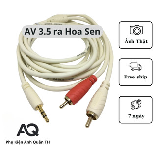 Dây 3.5 ra 2 đầu AV dài 1m8 - 10m HJD, Đồng nguyên chất - Hàng chính hãng