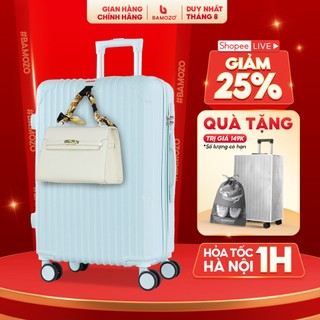 vali du lịch BAMOZO 8801 vali kéo nhựa được bảo hành 5 năm