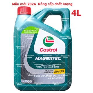 Dầu nhớt tổng hợp toàn phần ô-tô Castrol Magnatec Stop Start 5w30 4.000ml ( 4L ) Mẫu mới  - Shopnhottot