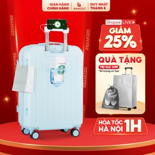 Vali Du Lịch Bamozo 8812 Thời Trang Size 20/24 Chất Liệu PC + ABS Bền Đẹp Bảo Hành 5 Năm
