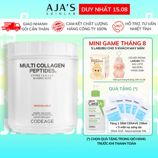 Bột collagen codeage thủy phân trẻ hóa toàn diện codeage multi collagen 567g - aja's skinlab