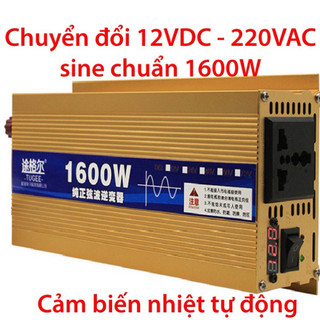 Inverter 12v sang 220v sin chuẩn đổi nguồn từ điện DC 12v lên điện AC 220v như điện lưới công suất 1600W, 3000W và 5000W