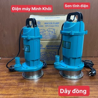 [SIÊU BỀN]Máy bơm nước chìm| Bơm tõm 750W đầu ra F50, F27 LVME 167L/phút dây đồng, Bảo hành 6 tháng