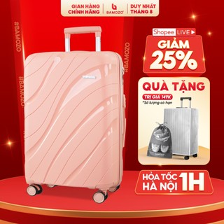 Vali du lịch Bamozo Nancy Size 20/24 cao cấp nhựa PP chống vỡ tuyệt đối - bảo hành 5 năm