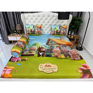 Ga thun siêu lạnh lụa Latico mẫu labubu