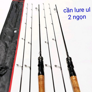cần câu lure cần lure 2 ngọn UL+L 1m68,1m8,1m98