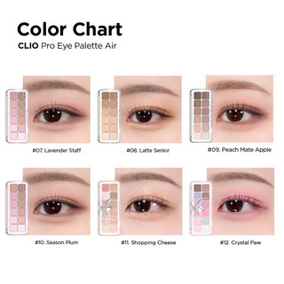 [FULL 22 MÀU][101-106] BẢNG MẮT CLIO PRO EYE PALETTE AIR