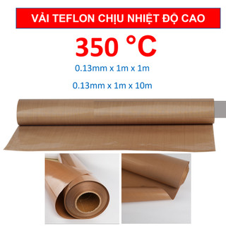 Vải chịu nhiệt độ cao TEFLON, vải chống cháy máy hàn nhiệt