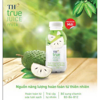 [ Có Vị Mới ] Nước Uống Sữa Trái Cây TH True Juice Milk Các Vị Chai 300ml / Dâu/Cam/Việt Quất/Mãng Cầu