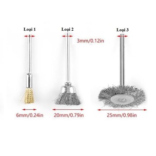 Chổi đánh rỉ sắt lông ngựa 3 mm. BN.