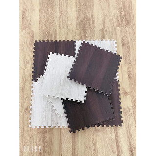 thảm xốp lót sàn vân gỗ 30x30cm