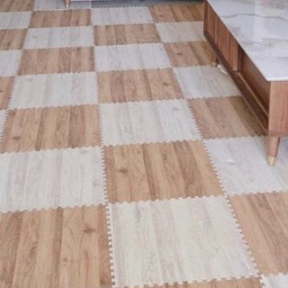thảm xốp lót sàn vân gỗ 30x30cm