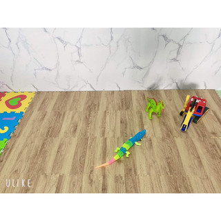 thảm xốp lót sàn vân gỗ 30x30cm