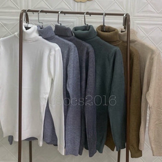 Áo len nam cổ lọ - cổ 5 Phân