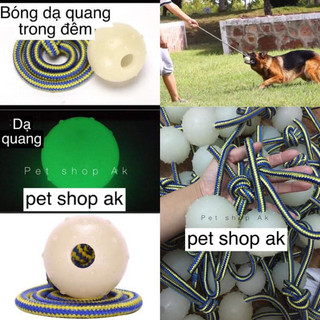 Bóng cao su dạ quang đồ chơi cho chó