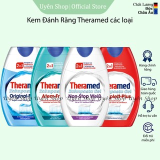 Kem Đánh Răng 2in1 Theramed HÀNG ĐỨC Chống Sâu Răng, Chống Hinh Thành Mảng Bám và Cao Răng, 75ml