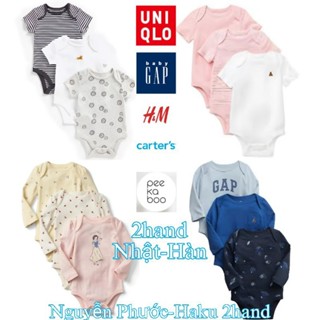 (thanh lý-2hand Nhật-Hàn) body chip body suit quần áo váy bộ đồ ngủ cho bé trai bé gái