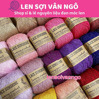 Sợi Lace Sunshine kim tuyến (cuộn 100gr)