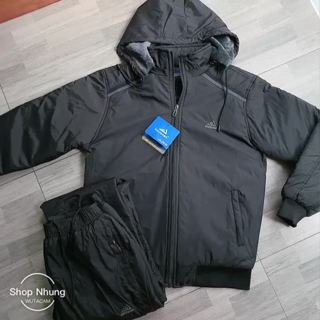  Bộ Gió Lót Lông Dày Nam Trung Niên Quảng Châu Cao Cấp Tặng Bố Áo và Quần đều Lót Lông + ẢNH THẬT 