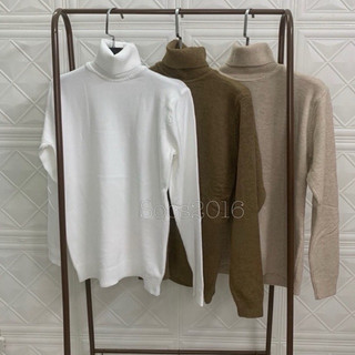 Áo len nam cổ lọ - cổ 5 Phân