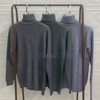 Áo len nam cổ lọ - cổ 5 Phân