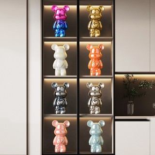Tượng Gấu Bearbrick 18 cm dễ thương trang trí nhà cửa-Sedecor