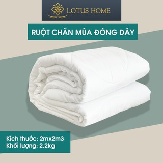 Ruột chăn Đông dày phồng to 2.2kg kích thước 2mx2m3 dùng cho mùa lạnh - Lotus Home