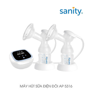 ✅ máy hút sữa điện đôi sanity ap-5316 - chính hãng