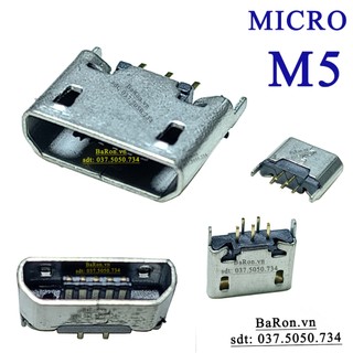 Chân cắm cái Micro USB 180 độ