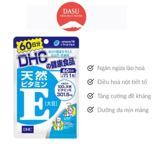 Viên uống bổ sung Vitamin E Nhật bản chuẩn hãng 60 ngày
