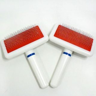 Lược trắng chấm bi- lược chải lông chó mèo