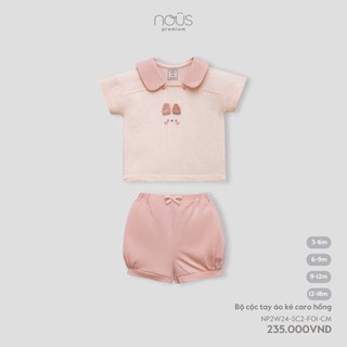 Bộ nous bé gái cộc tay, dài tay đủ màu, mềm mát Nous Bình Dương - SPE01275