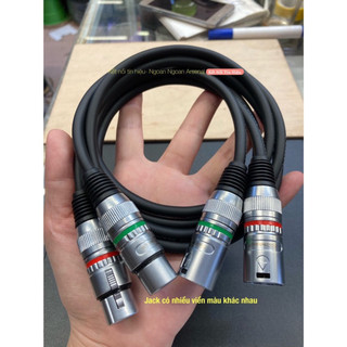 dây canon xlr đực cái hàng chất lượng dây jack nhập khẩu