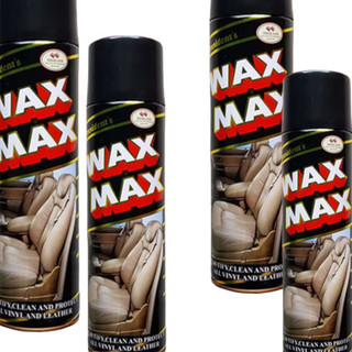 Bình xịt wax max ghế da trần nỉ ô tô - làm mới da, trần nỉ sáng bóng, mùi cafe