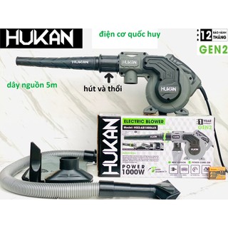 Máy thổi bụi thổi lá và hút bụi hukan ab1000lux cực mạnh công suất 1000w
