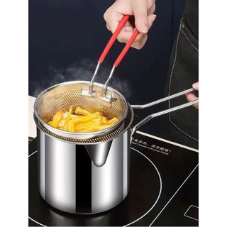 Nồi Chiên Sâu Đa Năng Dễ Dàng Vệ Sinh Nồi Nhỏ Nồi Chiên Nhật Bản Cho Nhà Bếp Ngoài Trời 1,2L