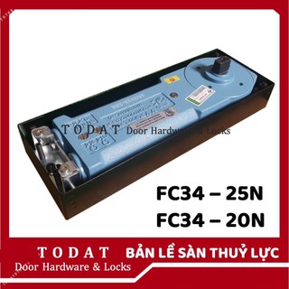 Bản lề sàn cửa kính cường lực - vvp glass door hinge fc34