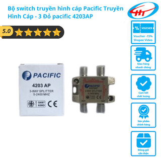 Bộ switch truyền hình cáp Pacific Truyền Hình Cáp - 3 Đỏ pacific 4203AP