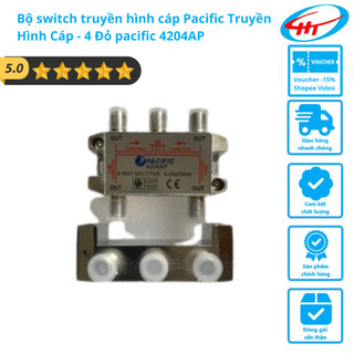 Bộ switch truyền hình cáp Pacific Truyền Hình Cáp - 4 Đỏ pacific 4204AP