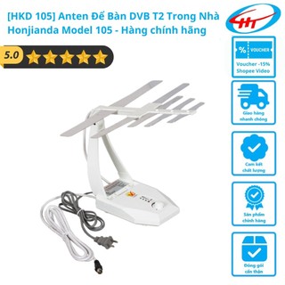 [HKD 105] Anten trong nhà khuếch đại chính hãng HOÀNH KIẾN ĐẠT 105, dây dài 2 mét