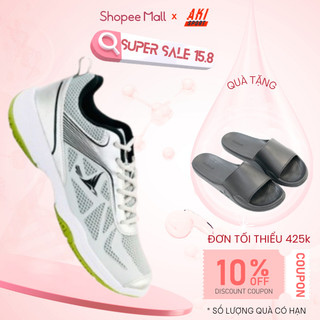 Giày Cầu Lông Mira Lightning 19.1 Xám Thể Thao Nam Nữ Chính Hãng Chất Lượng - Li004